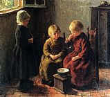 Blowing Bubbles by Edward Henry Potthast